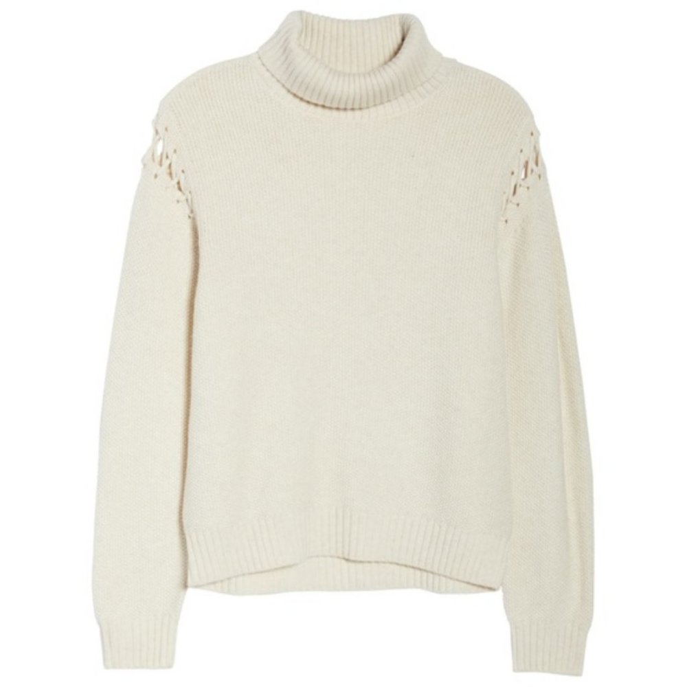 UGG Gisele Turtleneck Off White Ivory Sweater